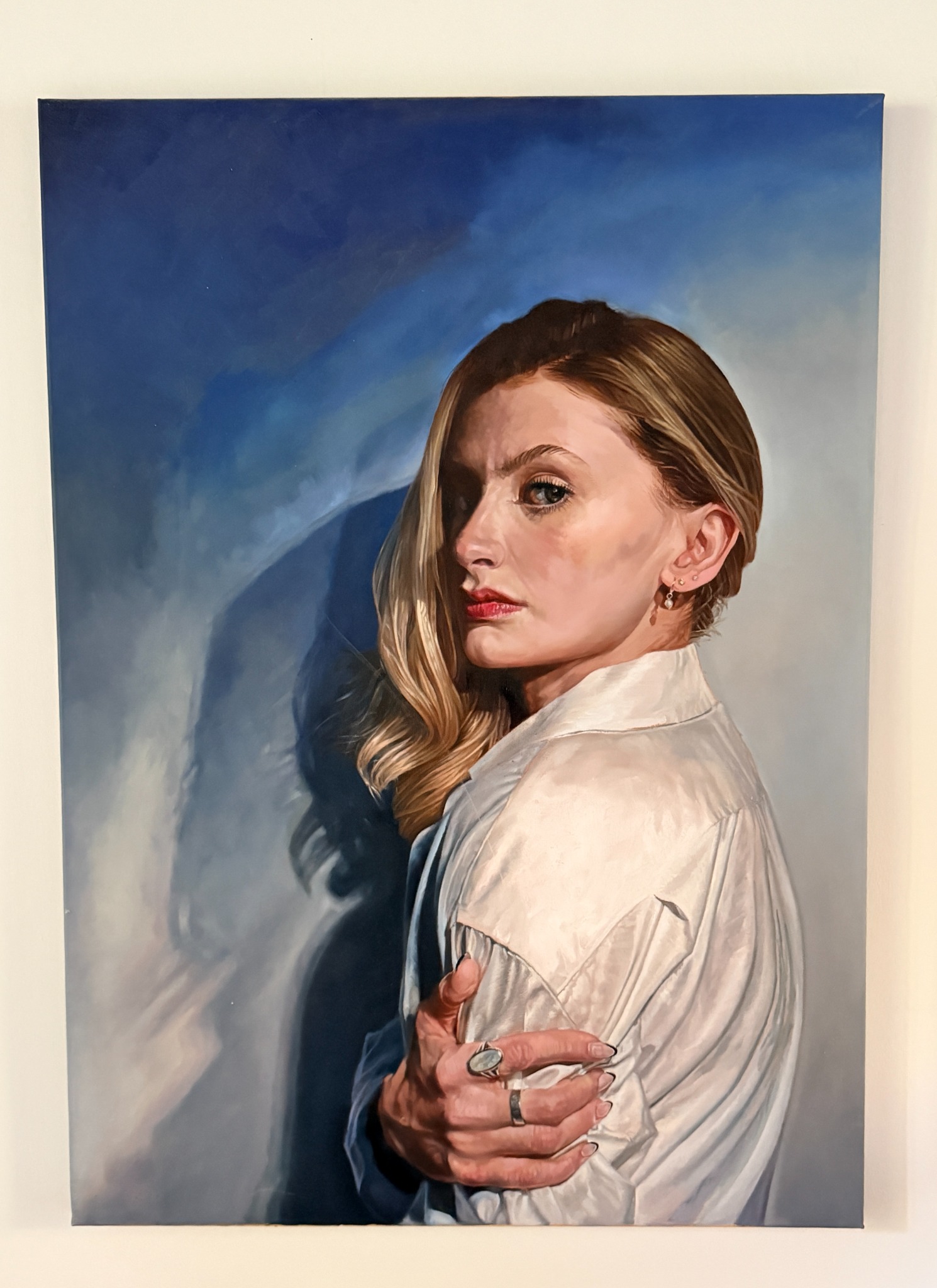 Oil portrait painted by Kirstene